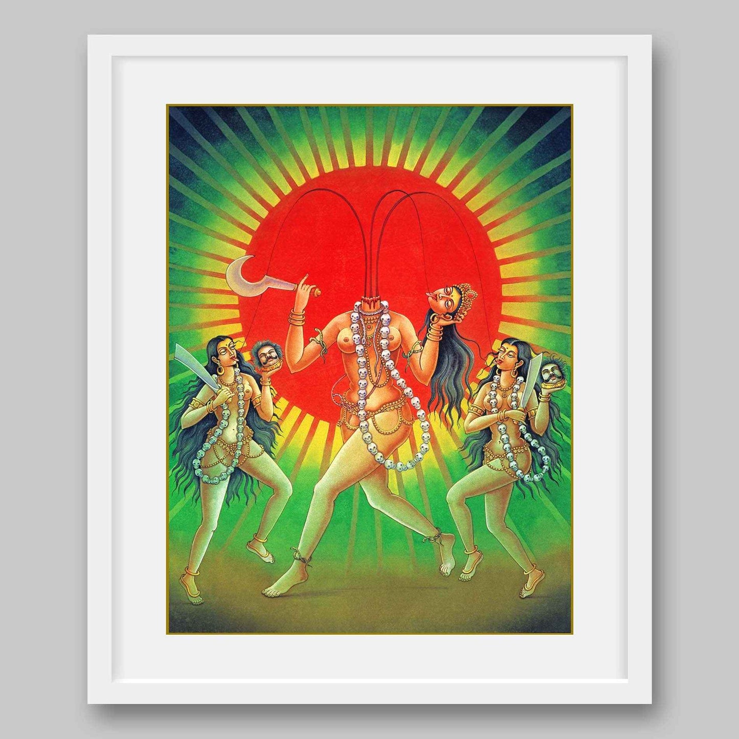 Chhinnamasta - High Quality Print of Artwork by Pieter Weltevrede