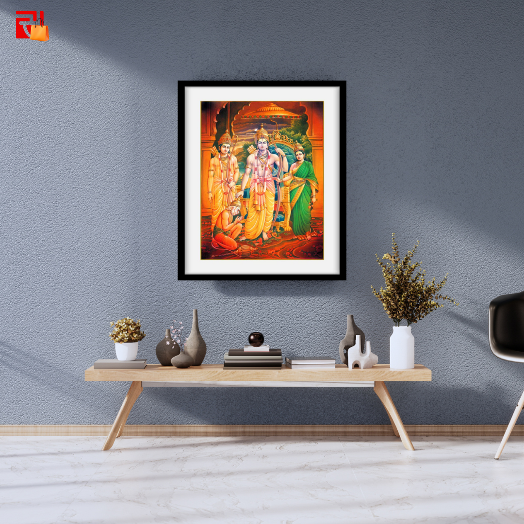 Court of Lord Ram – High Quality Print of Artwork by Pieter Weltevrede