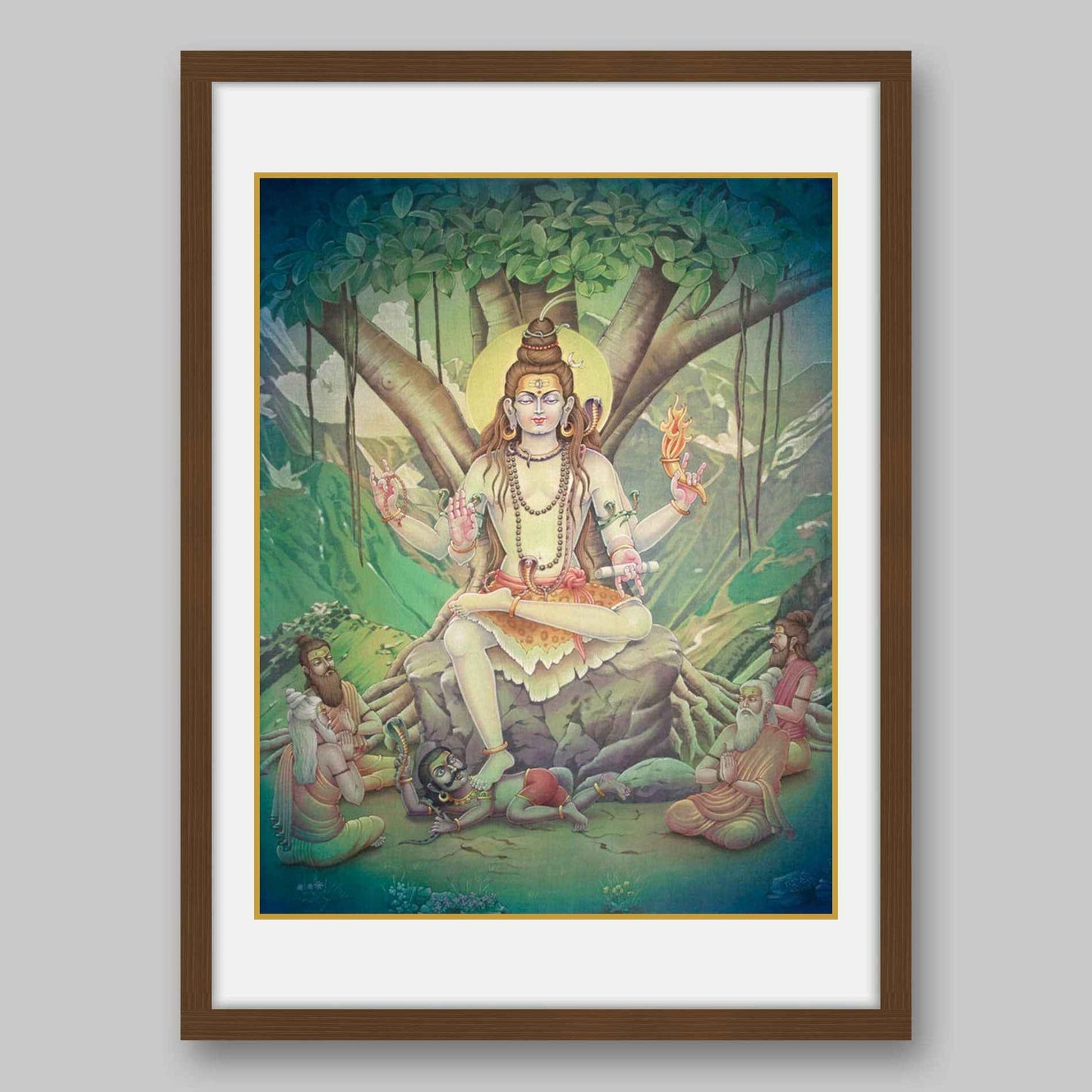 Dakshinimurti Shiva – High Quality Print of Artwork by Pieter Weltevrede