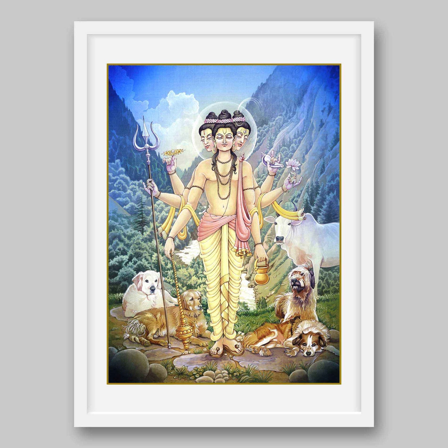 Dattatreya – High Quality Print of Artwork by Pieter Weltevrede