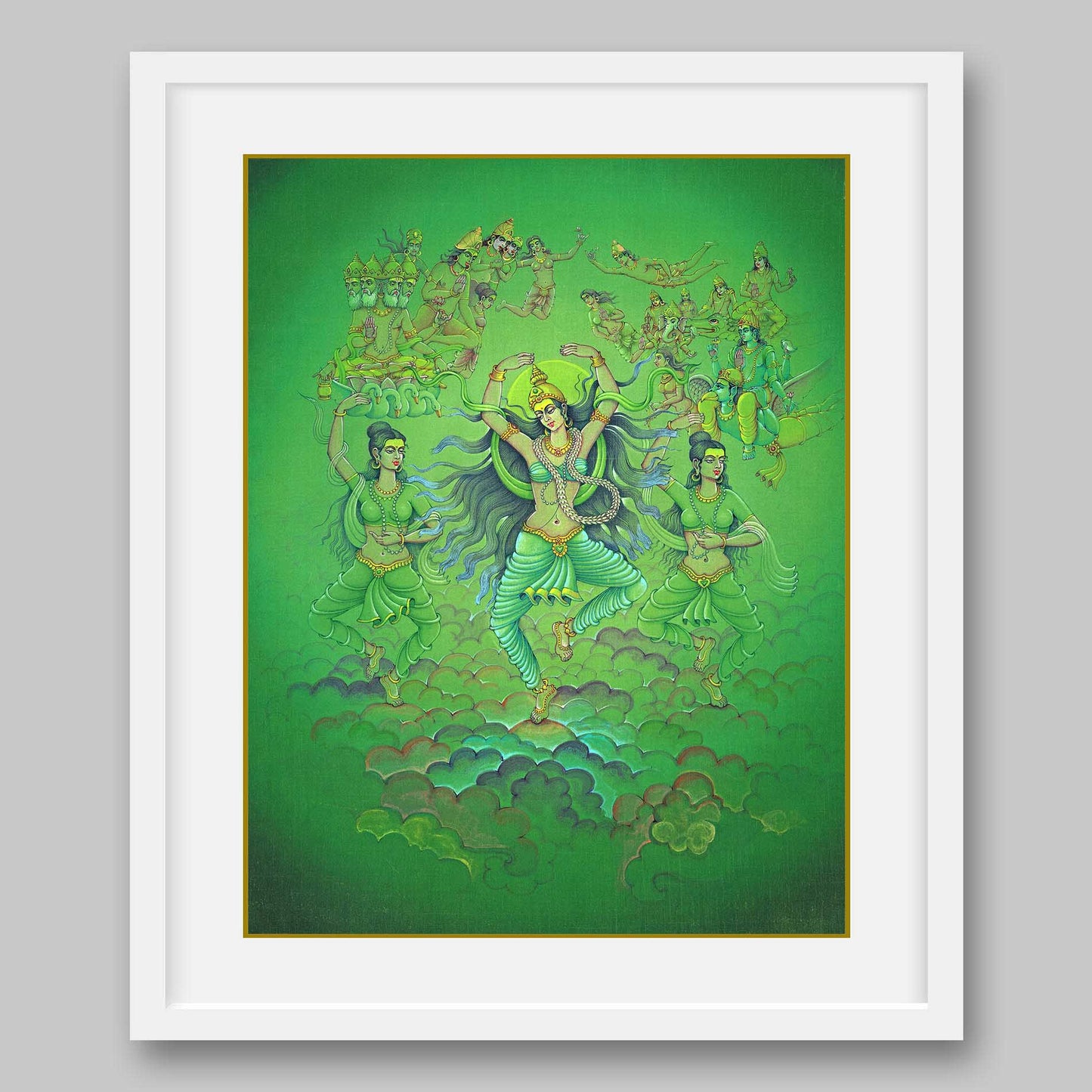 Divine River Goddess, Ganga – High Quality Print of Artwork by Pieter Weltevrede