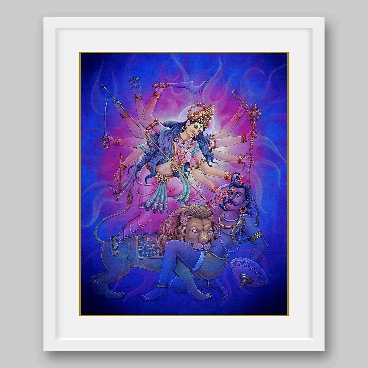 Durga - High Quality Print of Artwork by Pieter Weltevrede