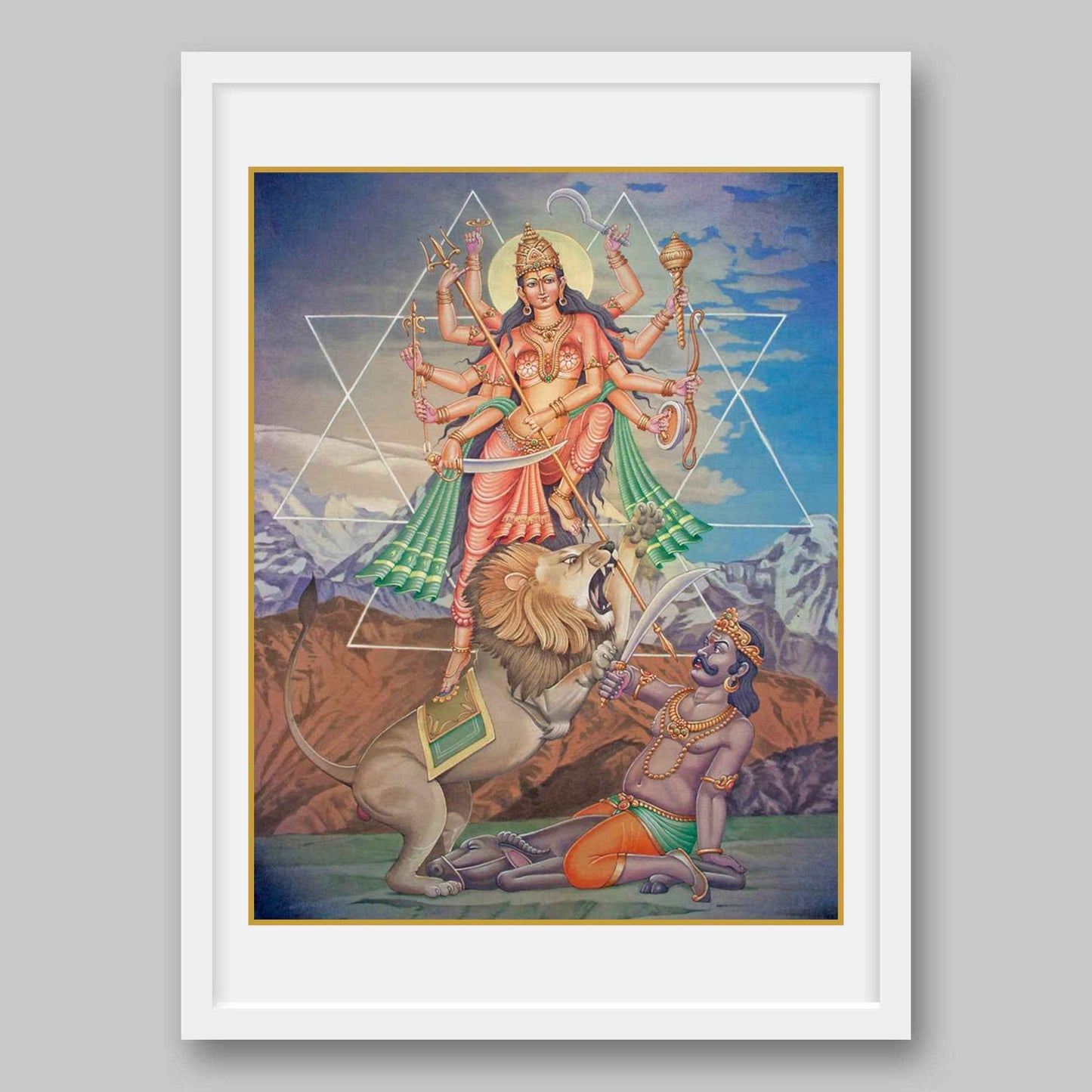 Durga - High Quality Print of Artwork by Pieter Weltevrede