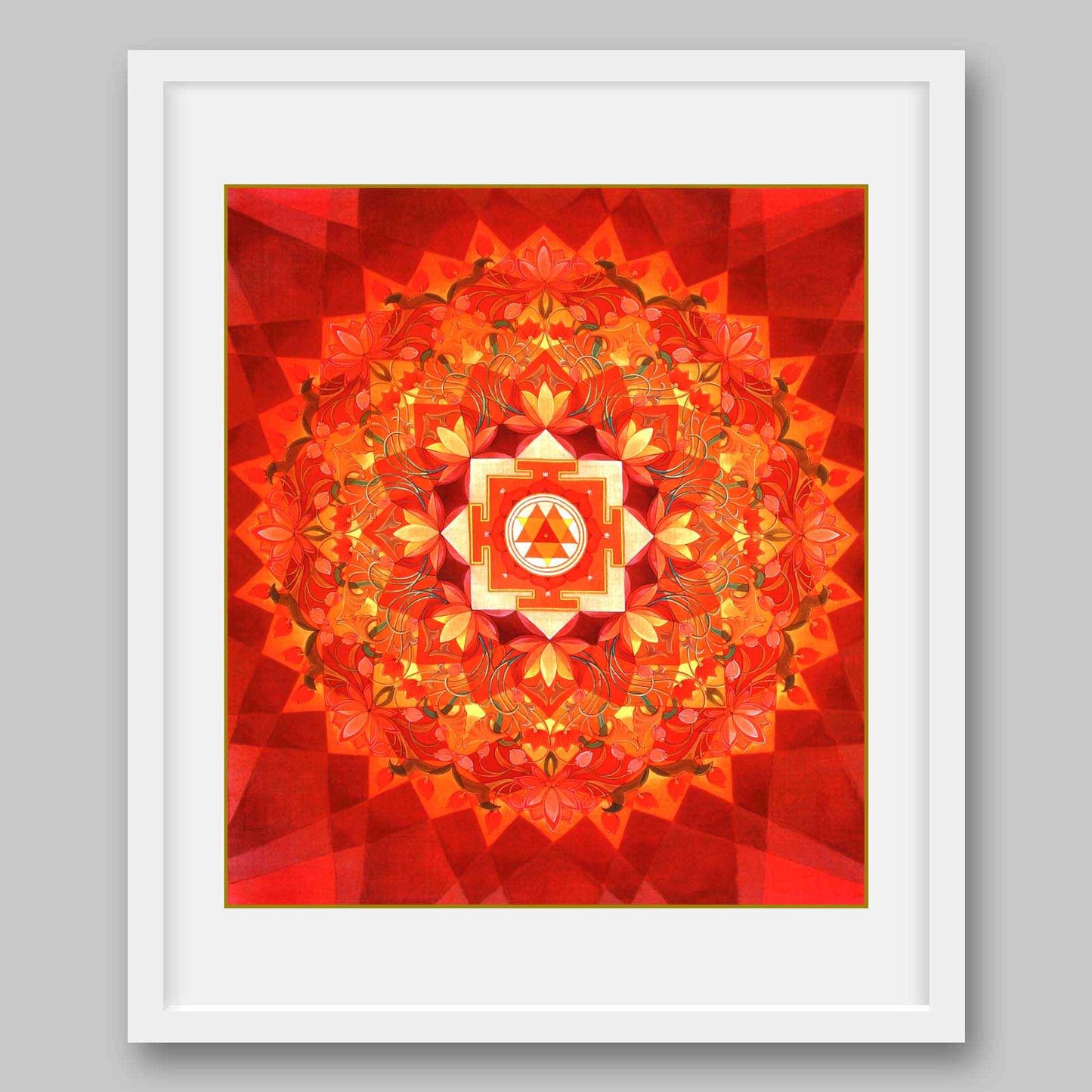 Durga Yantra- High Quality Print of Artwork by Pieter Weltevrede - Home Decor