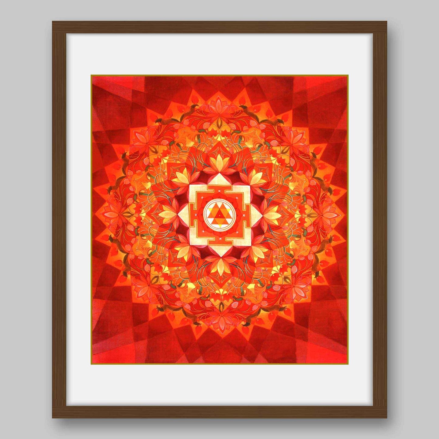 Durga Yantra- High Quality Print of Artwork by Pieter Weltevrede - Home Decor