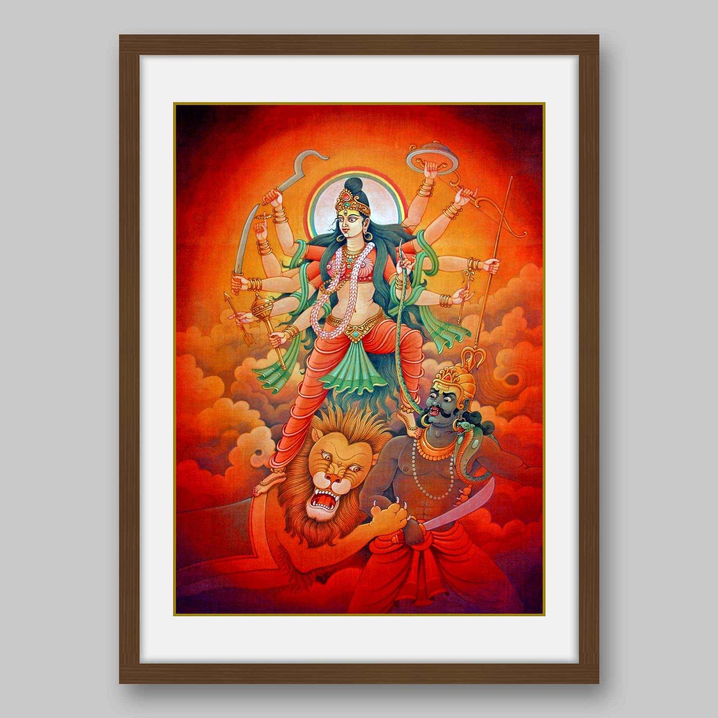Durga - High Quality Print of Artwork by Pieter Weltevrede