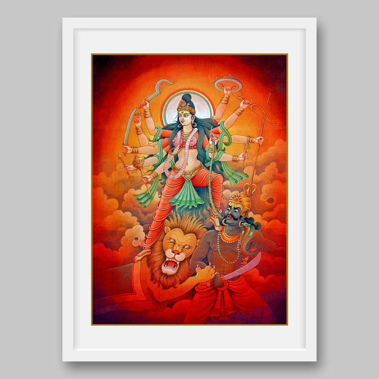 Durga - High Quality Print of Artwork by Pieter Weltevrede