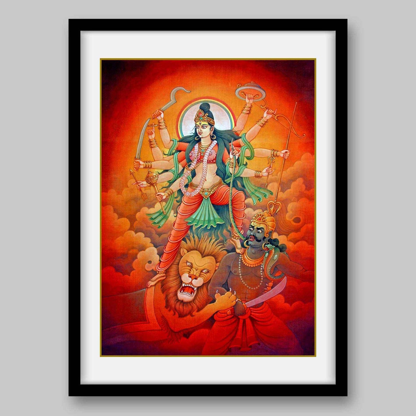 Durga - High Quality Print of Artwork by Pieter Weltevrede