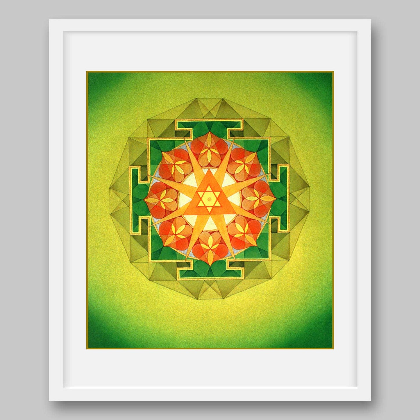 Ganesha Yantra – High Quality Print of Artwork by Pieter Weltevrede