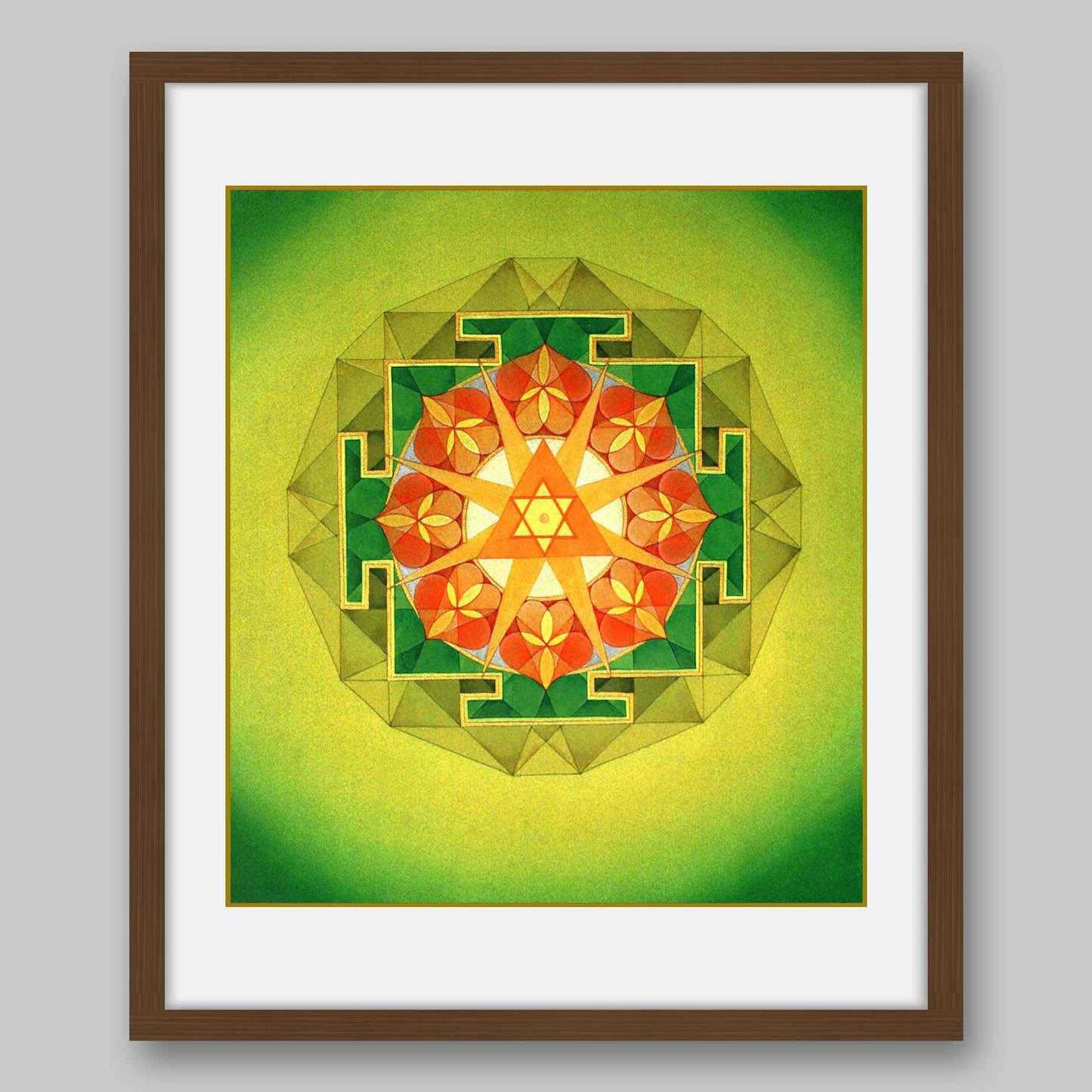 Ganesha Yantra – High Quality Print of Artwork by Pieter Weltevrede - Home Decor