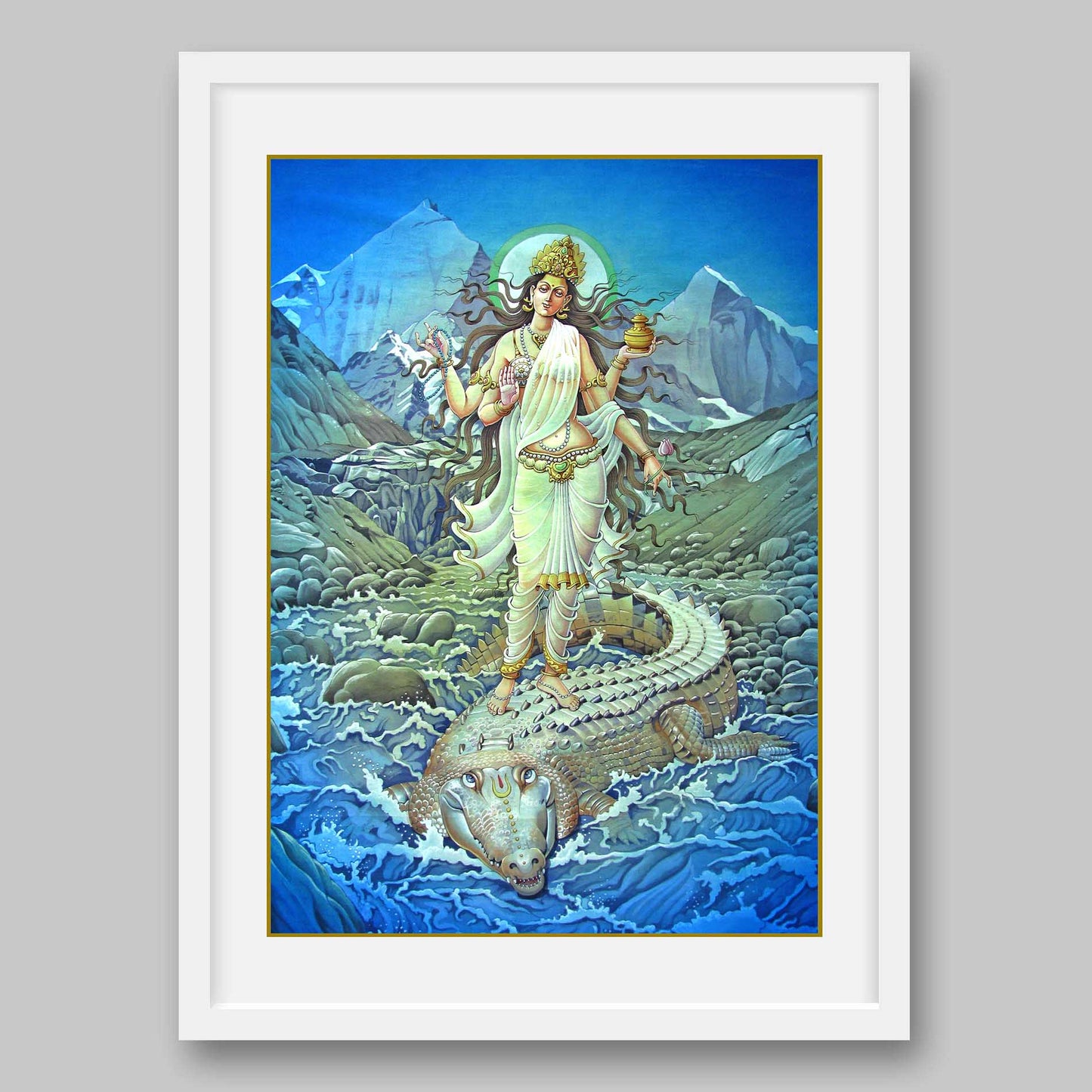 Ganga – High Quality Print of Artwork by Pieter Weltevrede