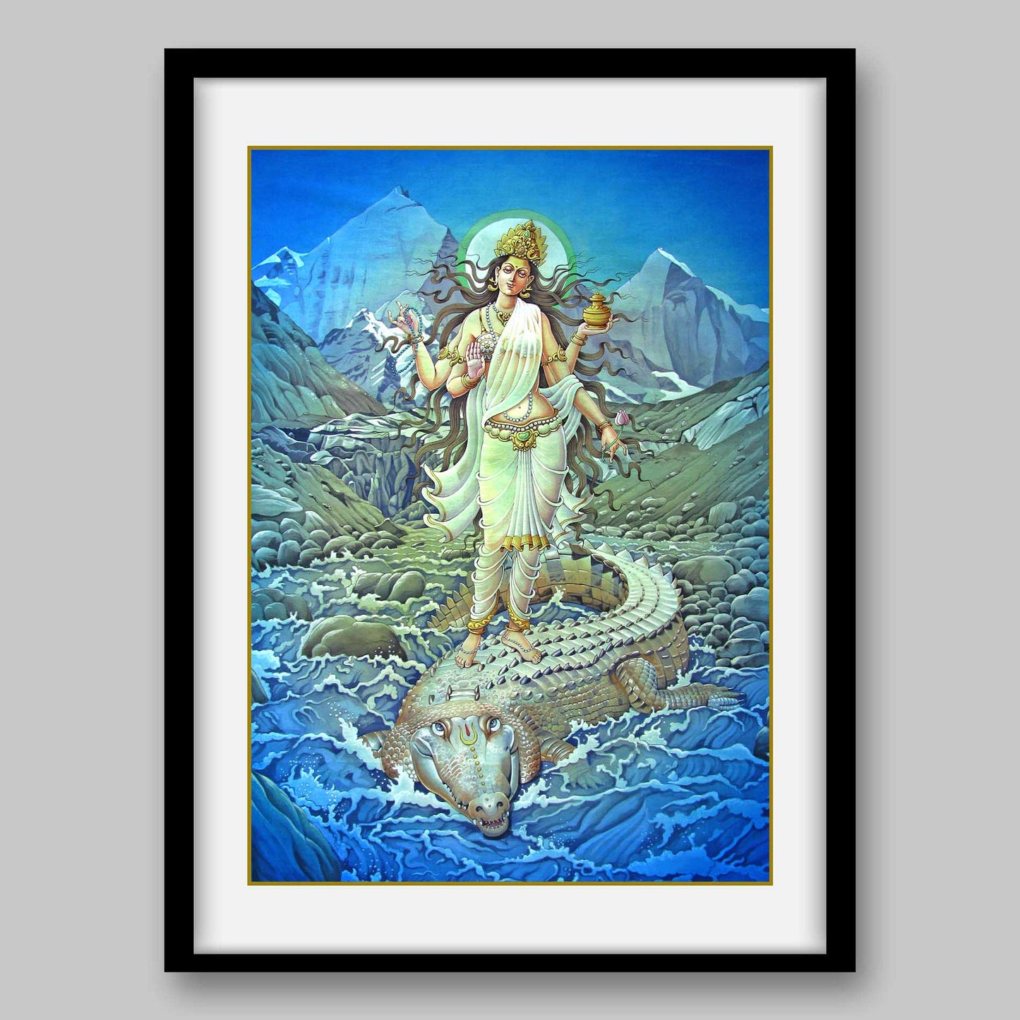 Ganga – High Quality Print of Artwork by Pieter Weltevrede