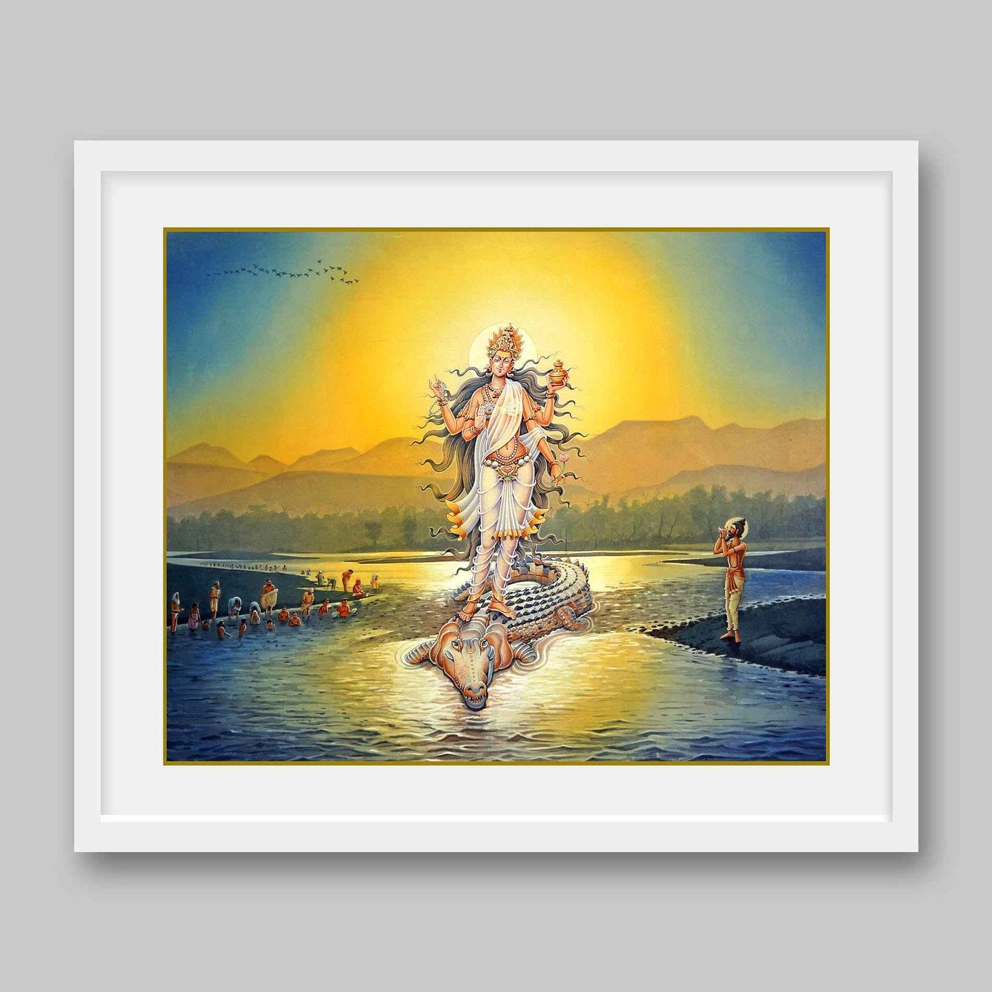 Ganga – High Quality Print of Artwork by Pieter Weltevrede