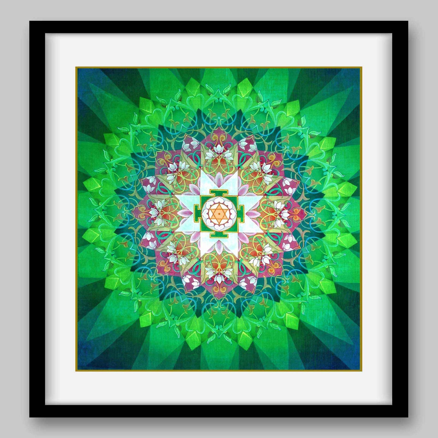 Kamala Yantra - High Quality Print of Artwork by Pieter Weltevrede - Home Decor