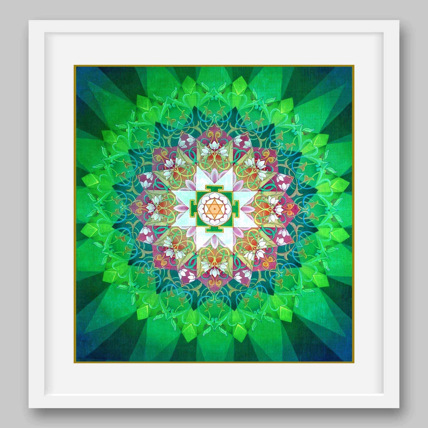 Kamala Yantra - High Quality Print of Artwork by Pieter Weltevrede - Home Decor