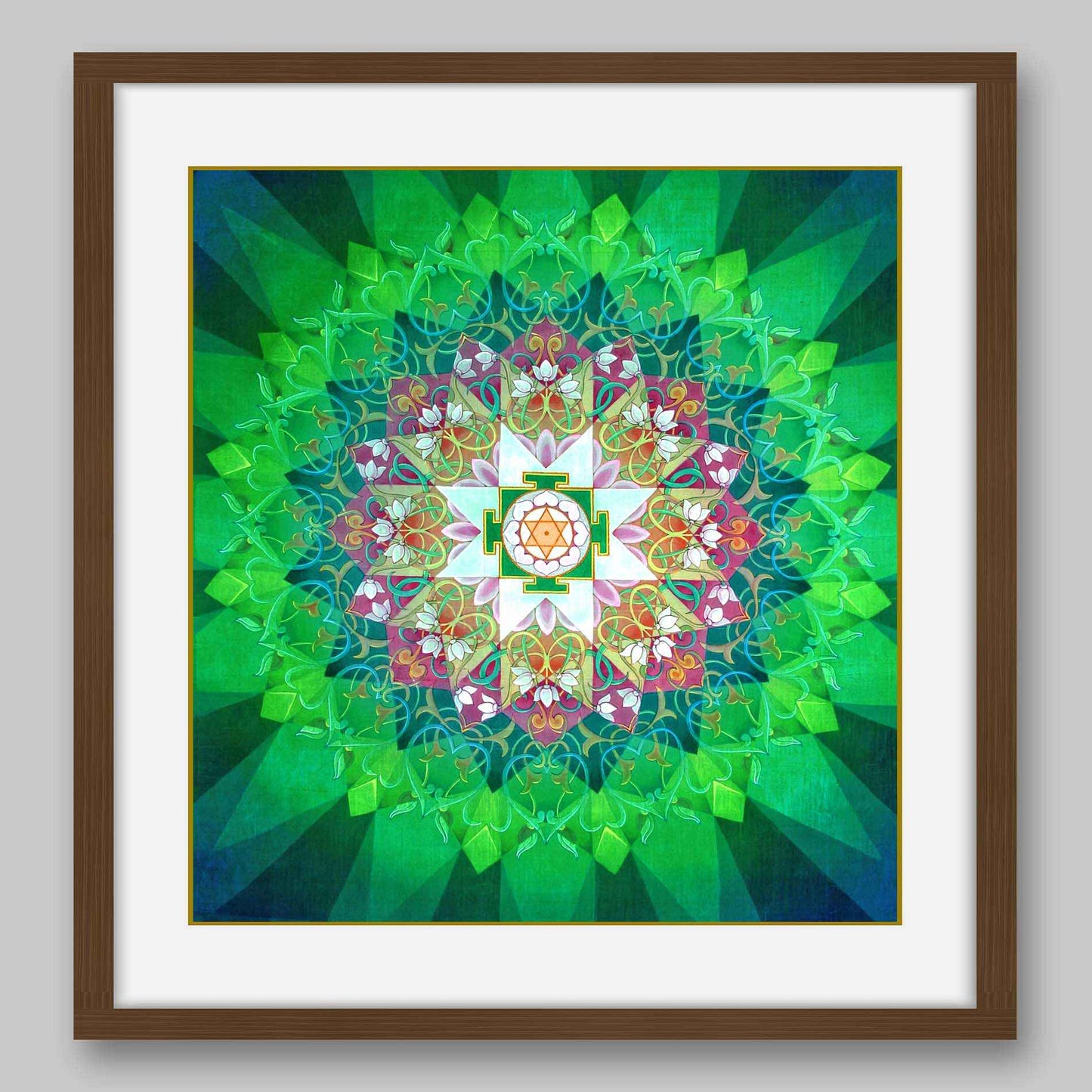 Kamala Yantra - High Quality Print of Artwork by Pieter Weltevrede - Home Decor