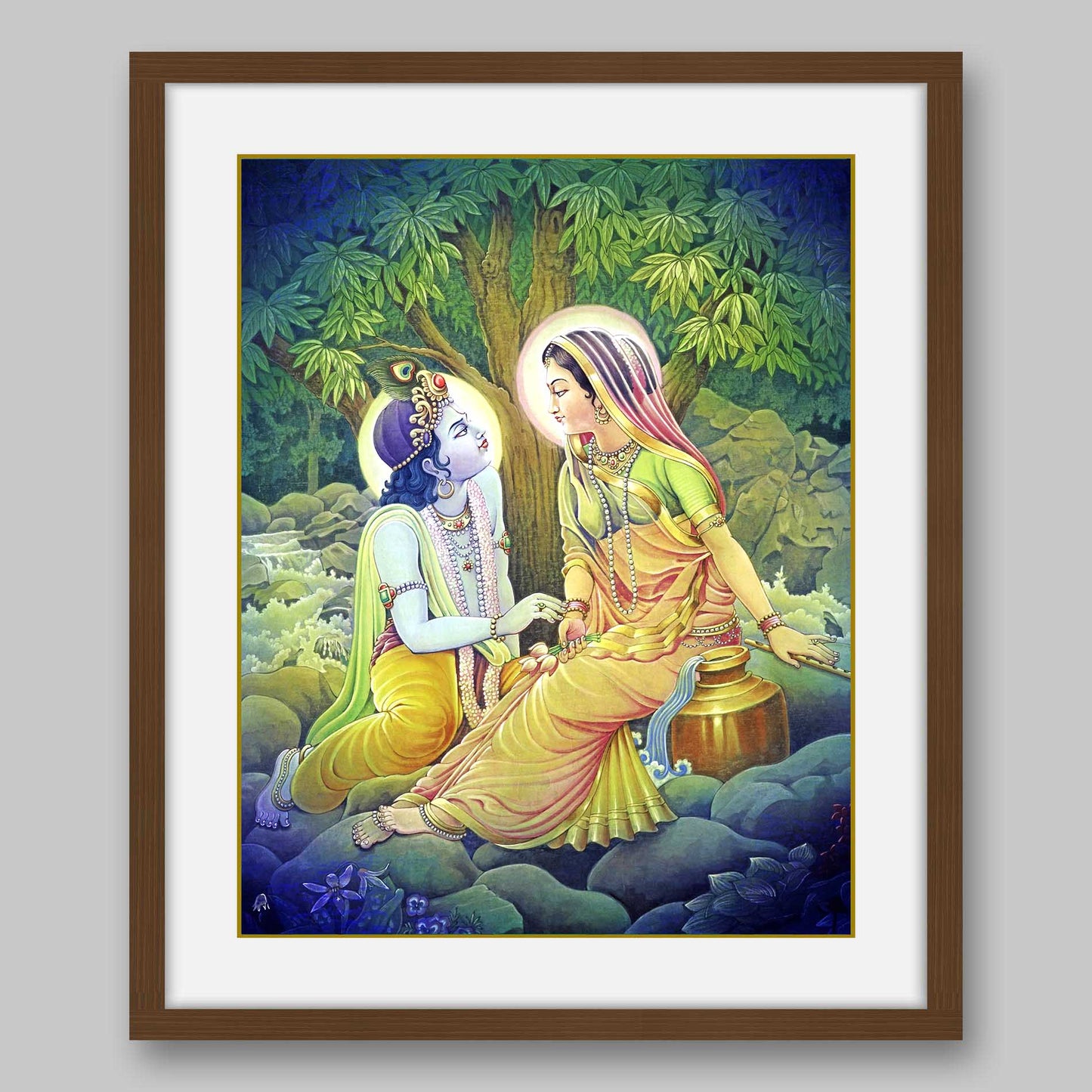 Radha Krishna - High Quality Print of Artwork by Pieter Weltevrede - Sagar World