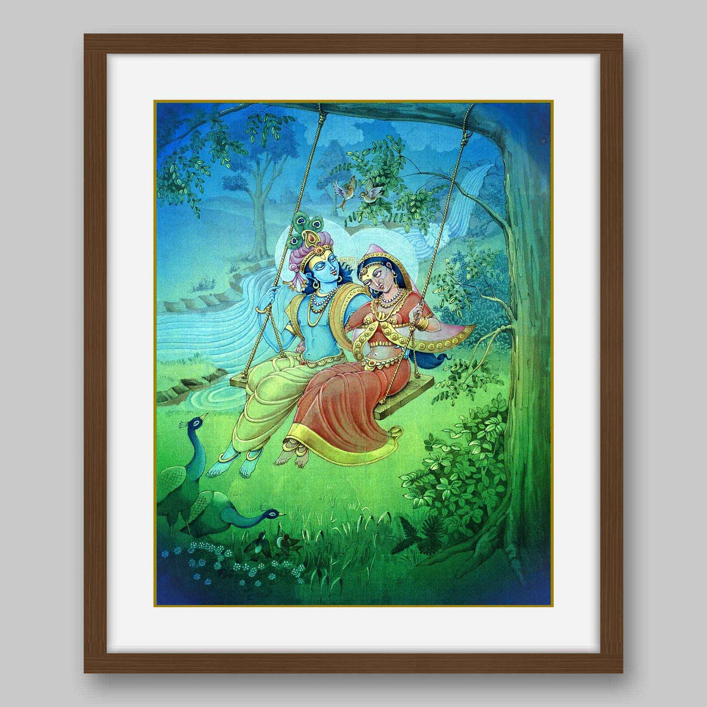 Radha Krishna - High Quality Print of Artwork by Pieter Weltevrede