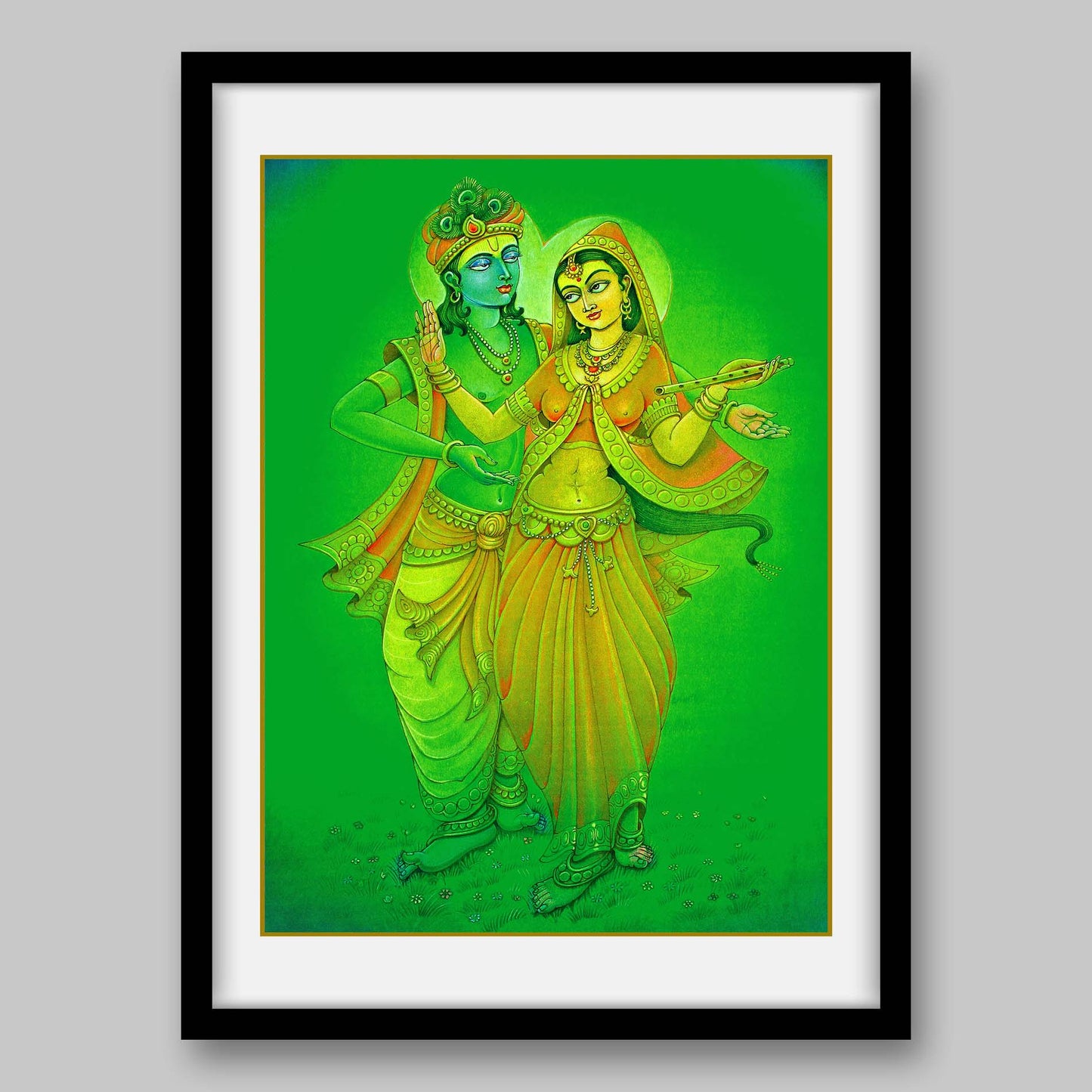 Radha Krishna - High Quality Print of Artwork by Pieter Weltevrede