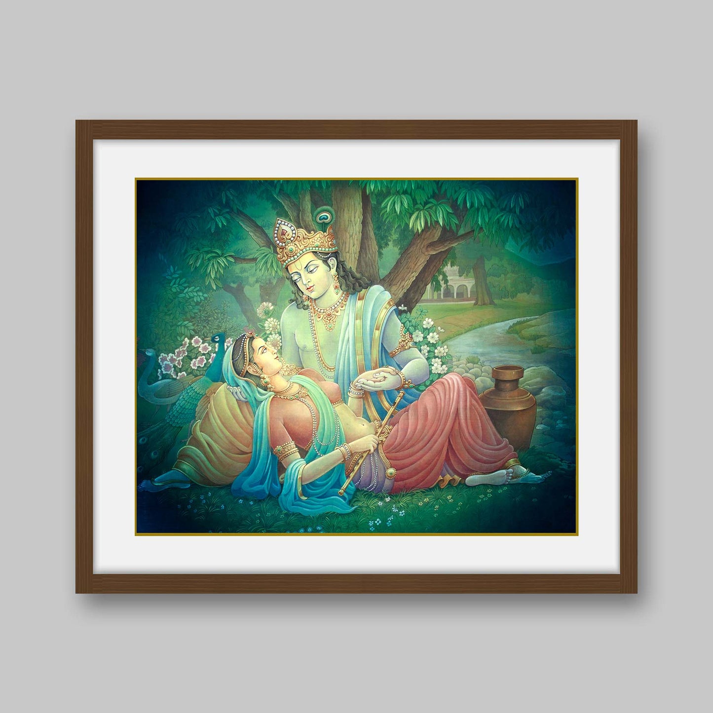 Radha Krishna - High Quality Print of Artwork by Pieter Weltevrede - Sagar World