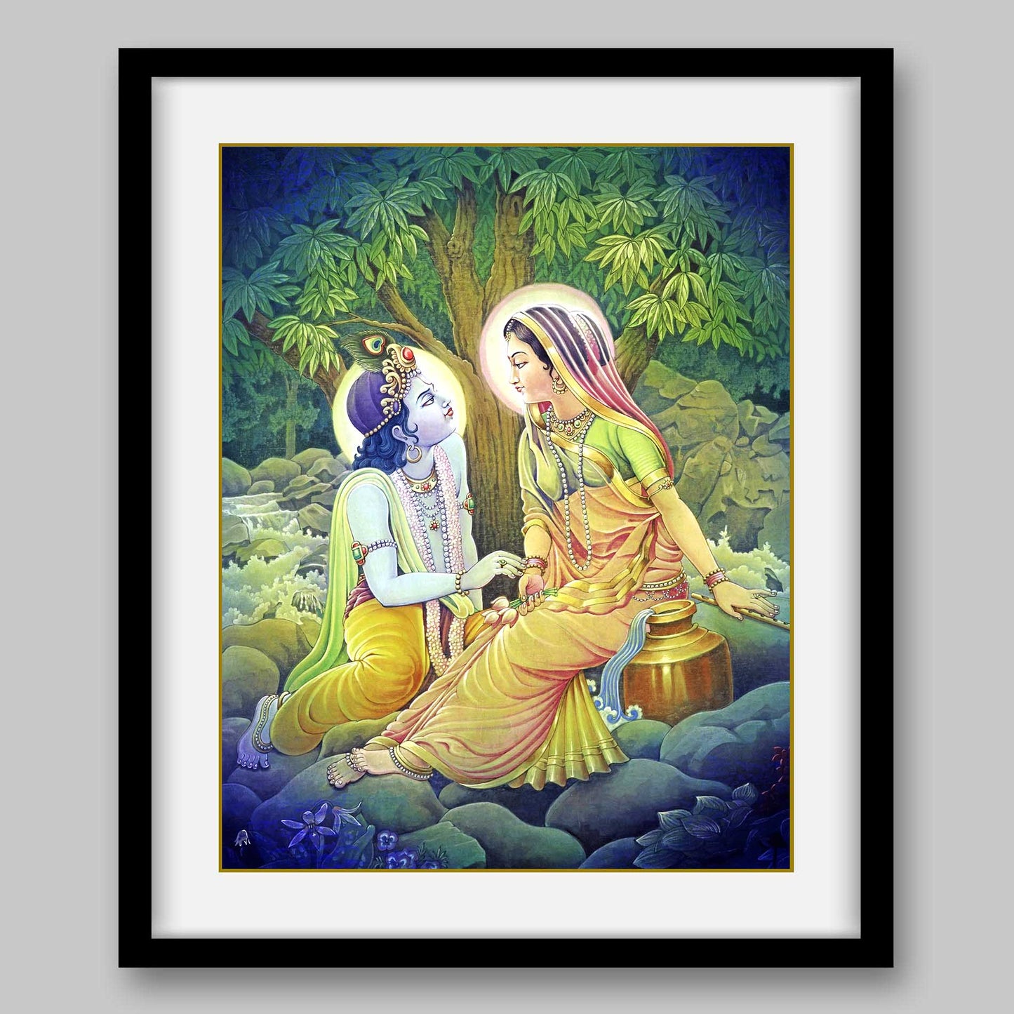 Radha Krishna - High Quality Print of Artwork by Pieter Weltevrede - Sagar World
