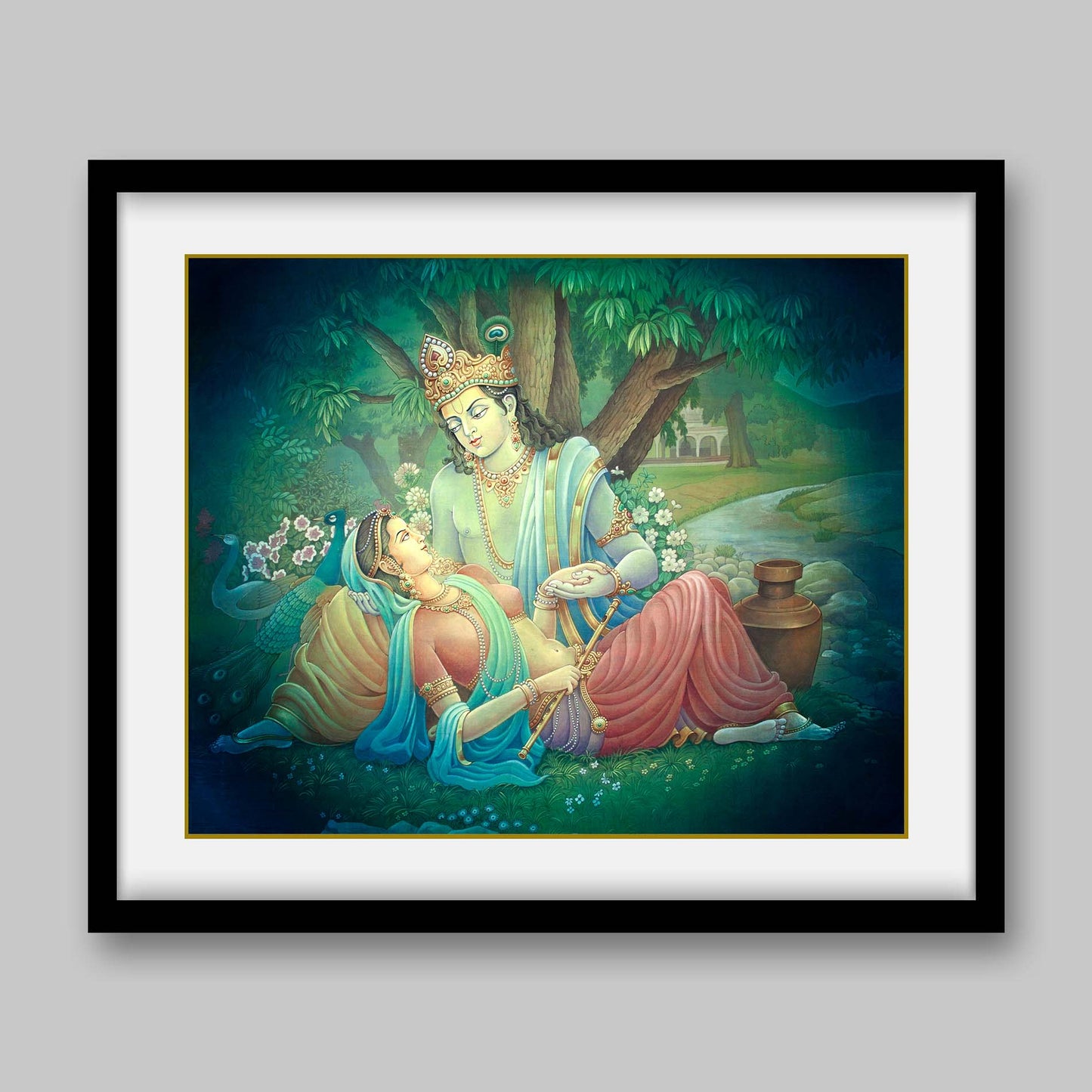 Radha Krishna - High Quality Print of Artwork by Pieter Weltevrede - Sagar World