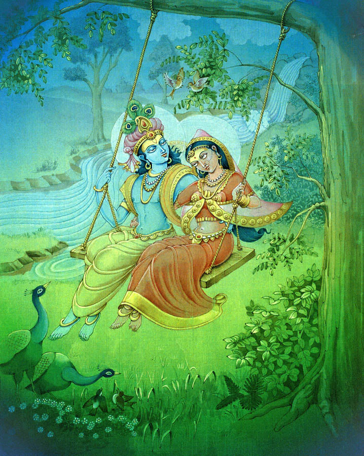 Radha Krishna - High Quality Print of Artwork by Pieter Weltevrede