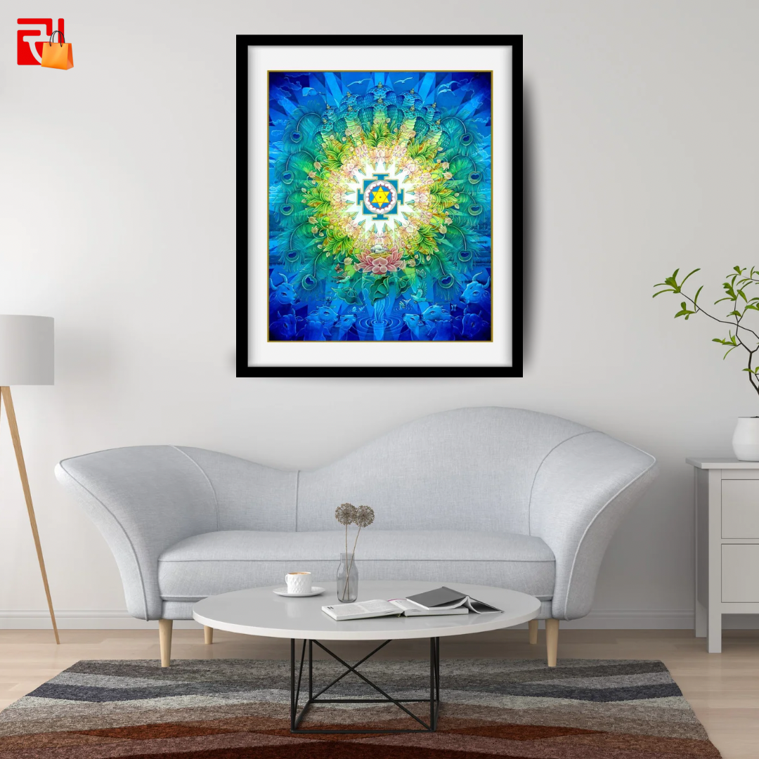 Krishna Yantra - High Quality Print of Artwork by Pieter Weltevrede