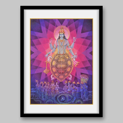 Kurma Avatar – High Quality Print of Artwork by Pieter Weltevrede