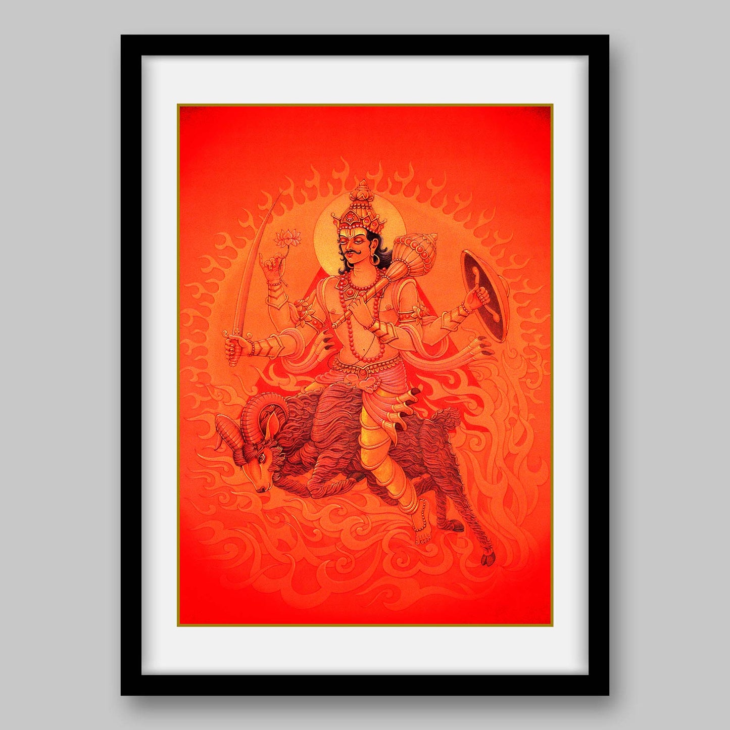 Mangal - High Quality Print of Artwork by Pieter Weltevrede - Home Decor - Sagar World