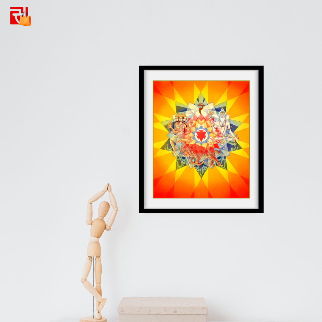 Manipura Chakra – High Quality Print of Artwork by Pieter Weltevrede - Home Decor