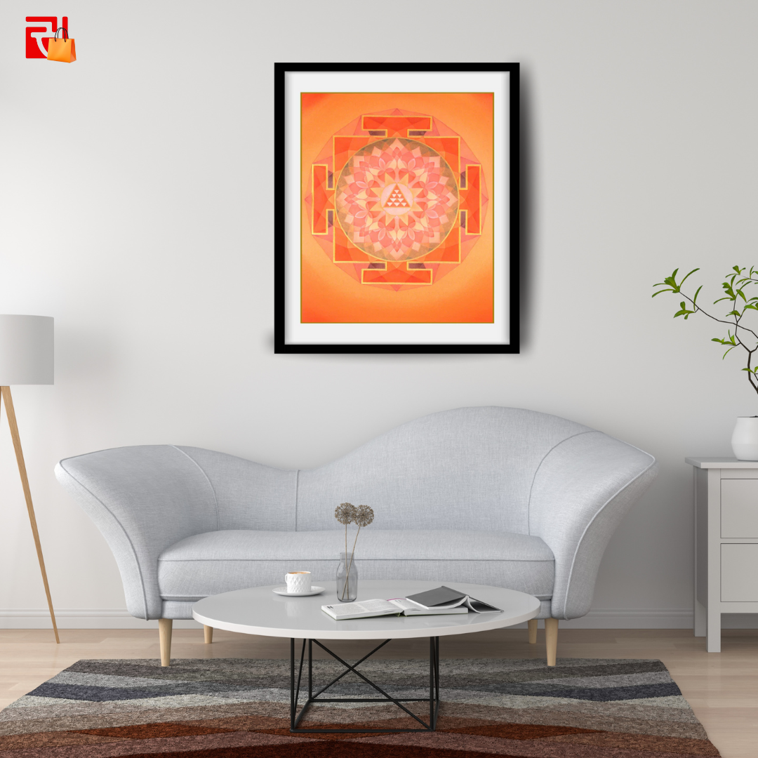 Mars Yantra - High Quality Print of Artwork by Pieter Weltevrede - Home Decor