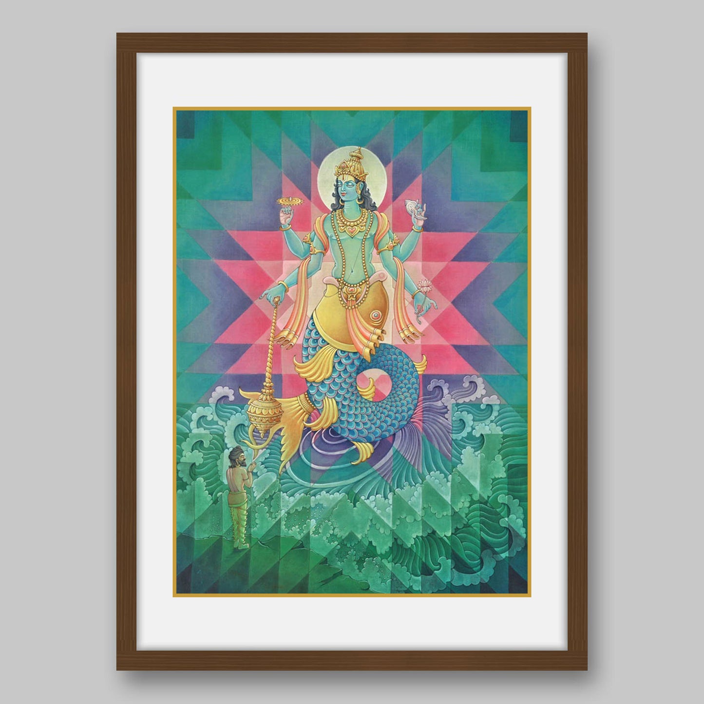 Matsya Avatar – High Quality Print of Artwork by Pieter Weltevrede - Sagar World