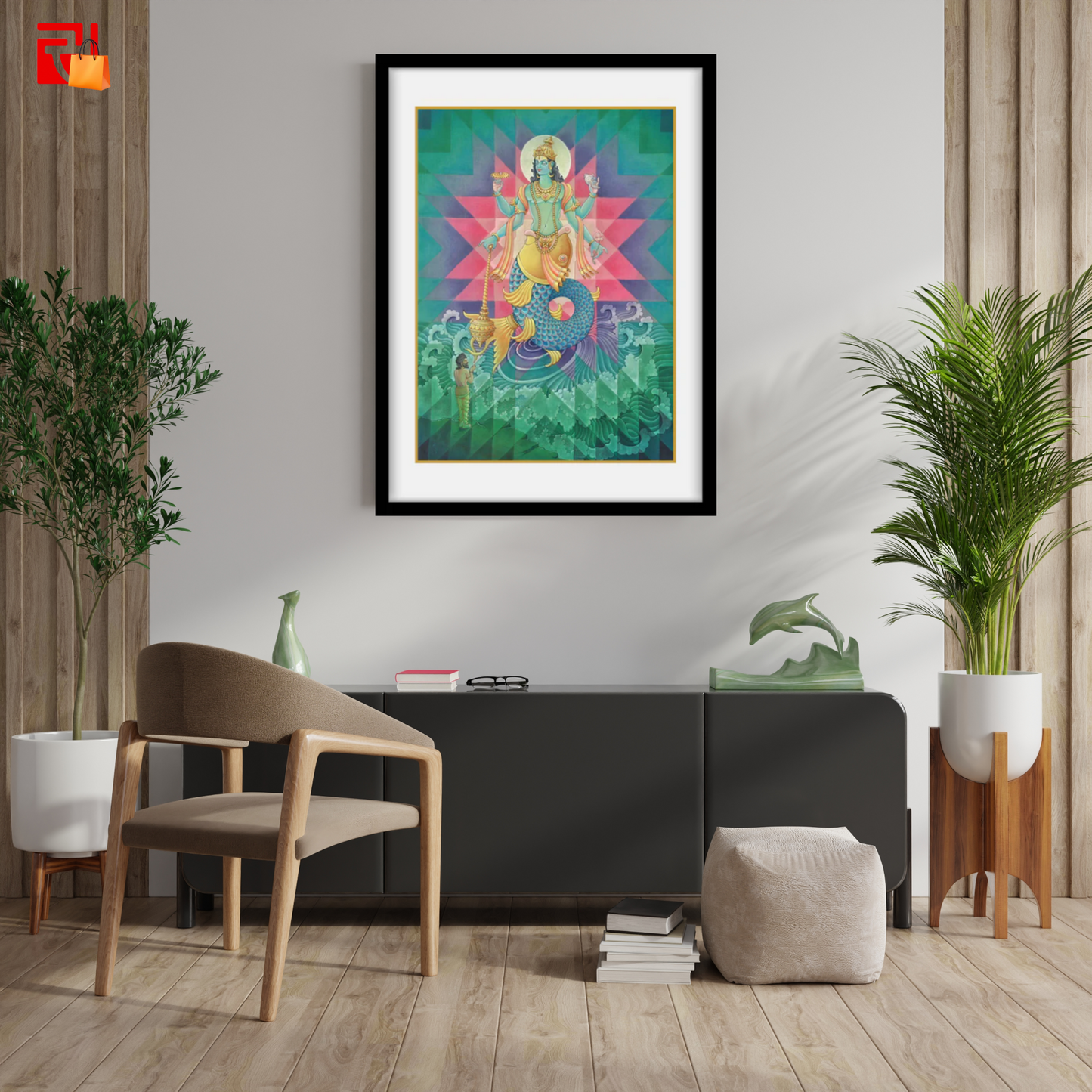Matsya Avatar – High Quality Print of Artwork by Pieter Weltevrede