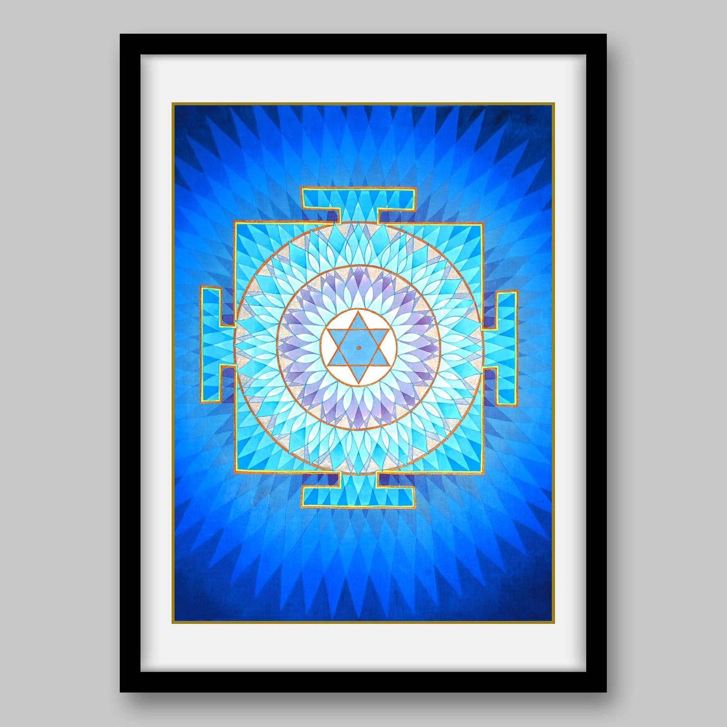 Moon Yantra - High Quality Print of Artwork by Pieter Weltevrede - Home Decor