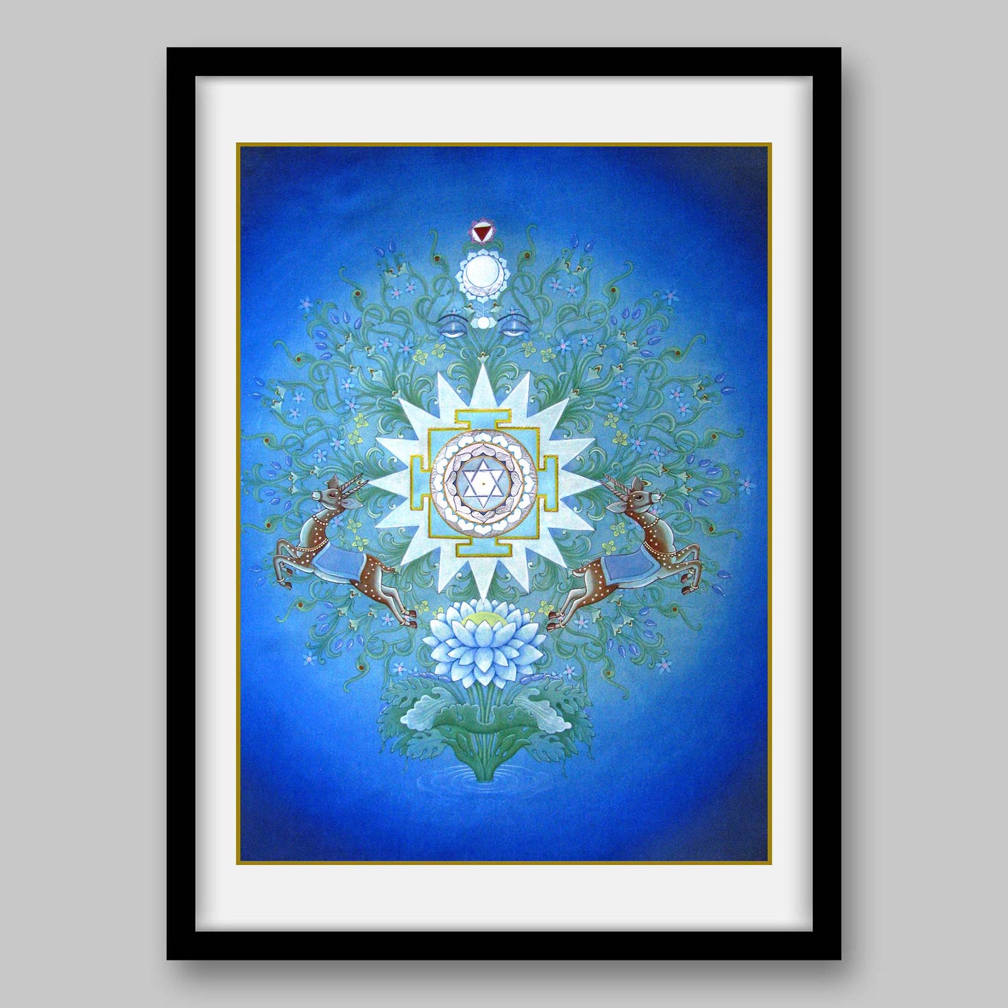 Moon Yantra - High Quality Print of Artwork by Pieter Weltevrede