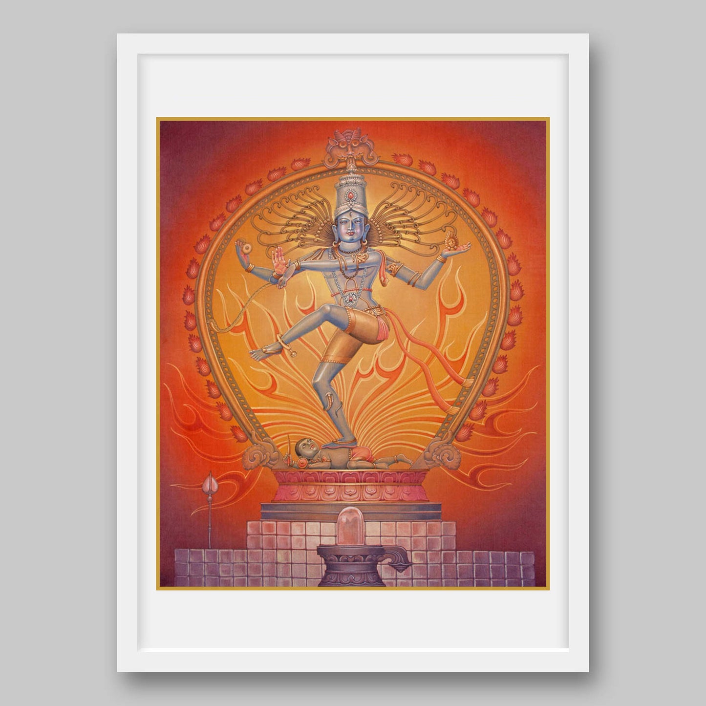 Nataraja – High Quality Print of Artwork by Pieter Weltevrede - Sagar World