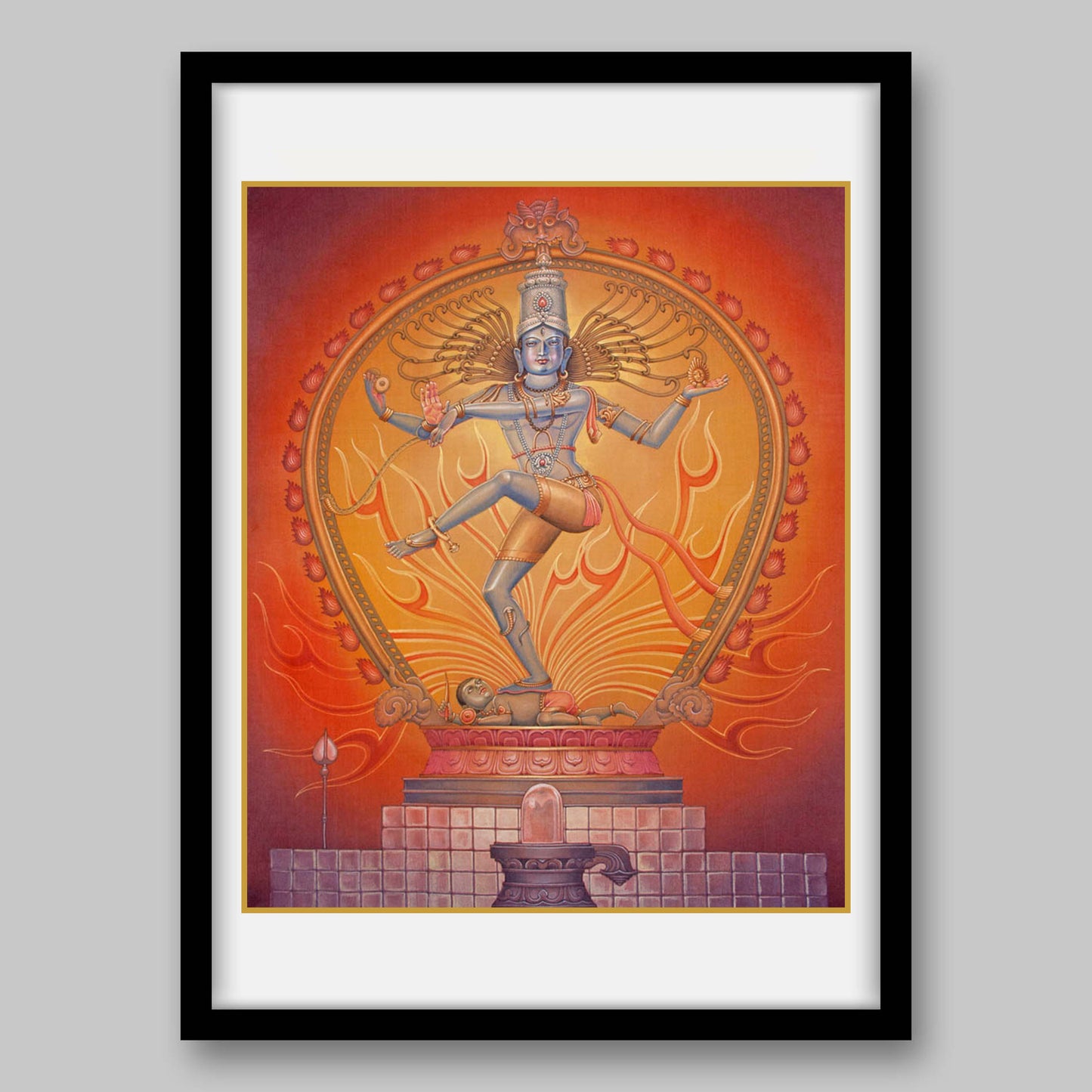 Nataraja – High Quality Print of Artwork by Pieter Weltevrede - Sagar World