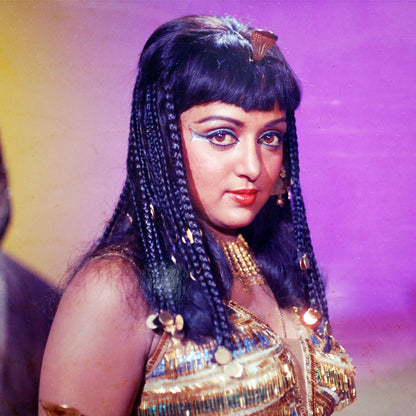 Hema Malini in a Cleopatra Portrait - still from the movie “CHARAS” Personal Bollywood Photography of renowned cinematographer,  Shri Prem Sagar