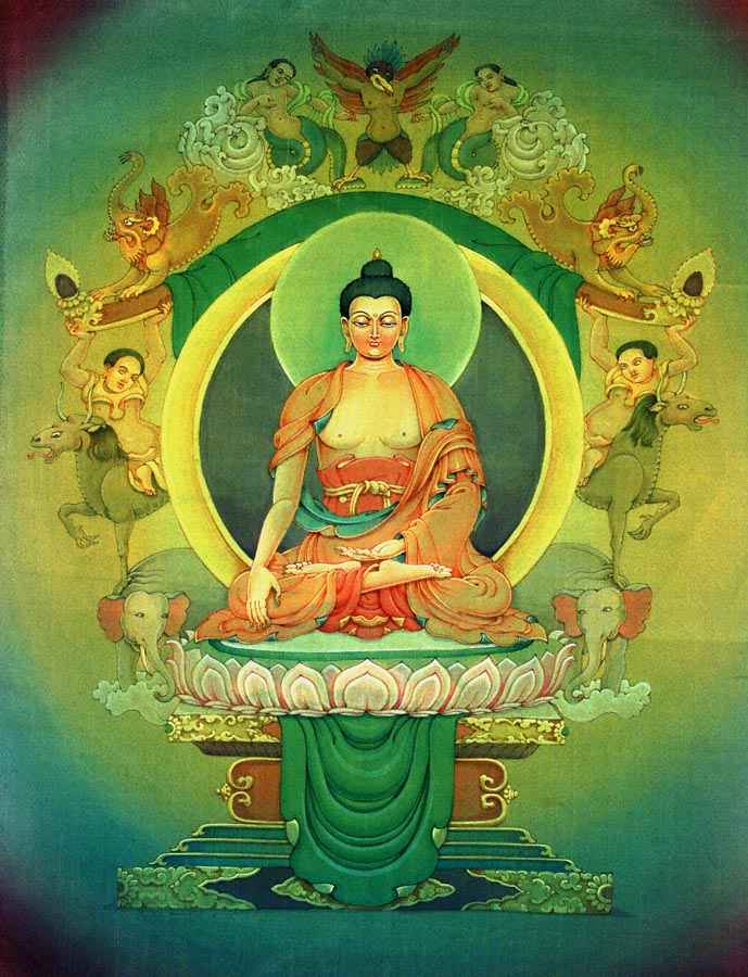 Bhaisajyaguru – The Medicine Buddha- High Quality Print of Artwork by Pieter Weltevrede