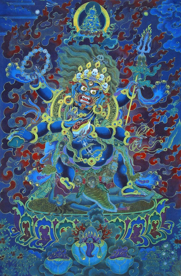 Mahakala – the Protector of Dharma- High Quality Print of Artwork by Pieter Weltevrede