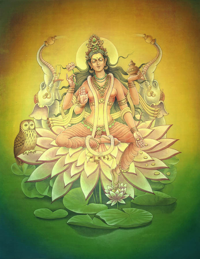 Lakshmi - High Quality Print of Artwork by Pieter Weltevrede