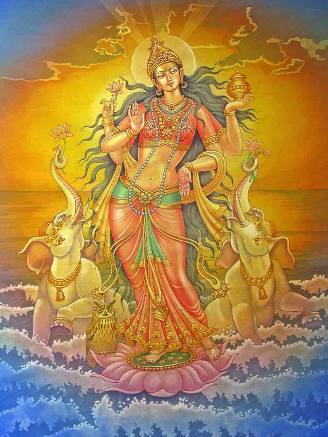 Lakshmi - High Quality Print of Artwork by Pieter Weltevrede