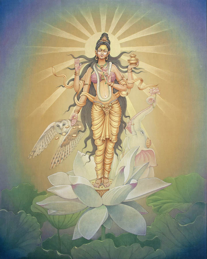 Lakshmi - High Quality Print of Artwork by Pieter Weltevrede