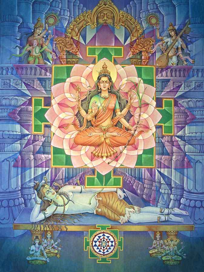 Tripura Sundari – High Quality Print of Artwork by Pieter Weltevrede