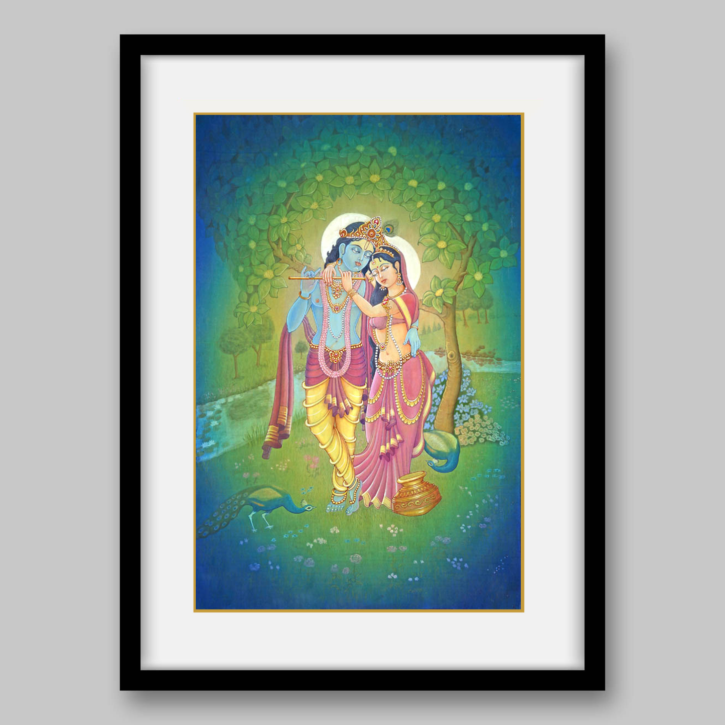 Radha Krishna - High Quality Print of Artwork by Pieter Weltevrede - Sagar World