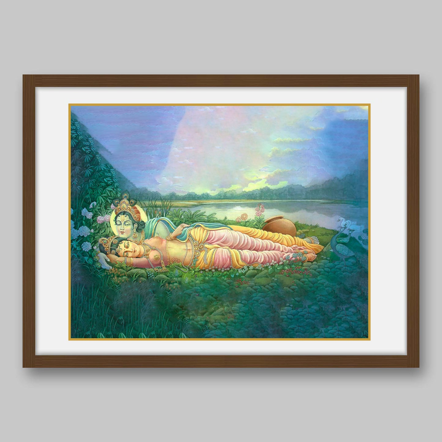 Radha Krishna - High Quality Print of Artwork by Pieter Weltevrede