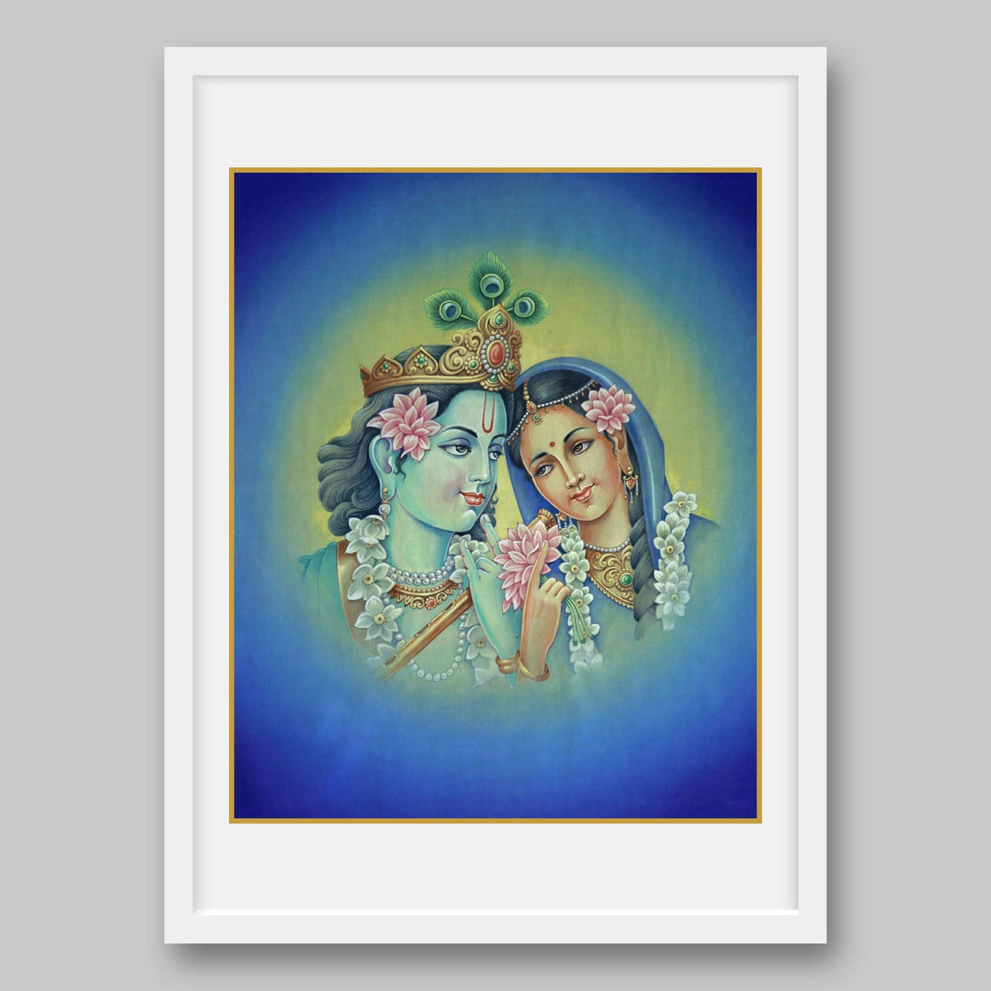Radha Krishna - High Quality Print of Artwork by Pieter Weltevrede - Sagar World