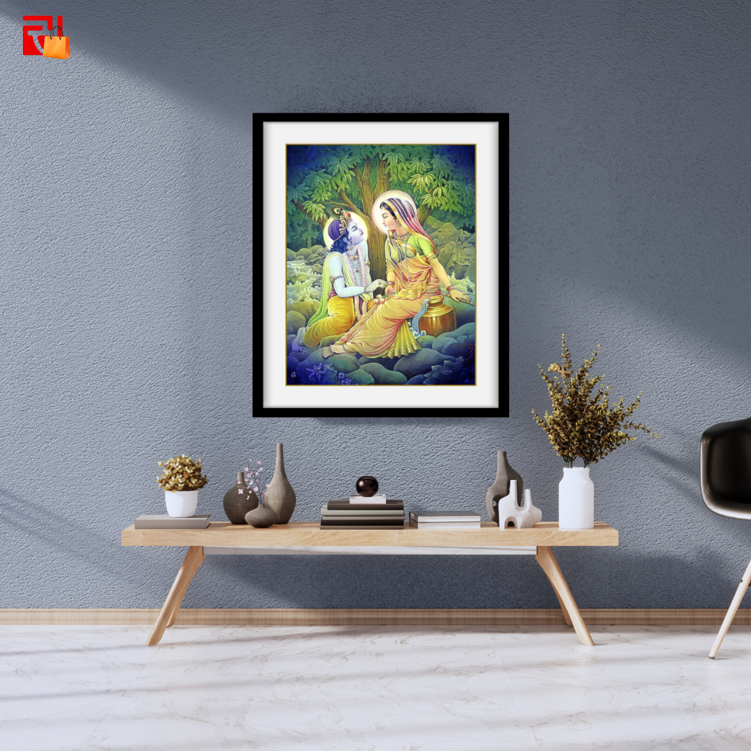 Radha Krishna - High Quality Print of Artwork by Pieter Weltevrede