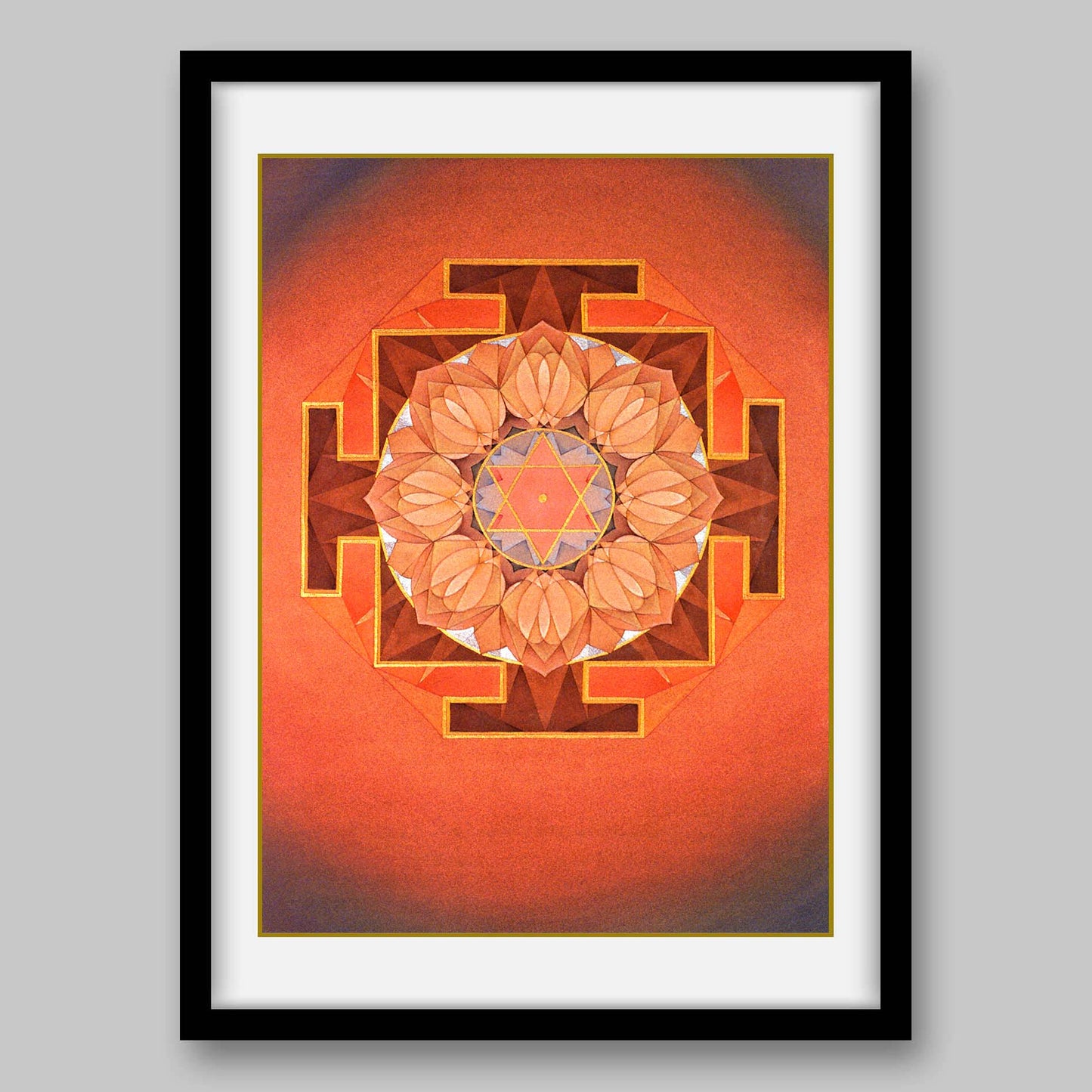 Rahu Yantra - High Quality Print of Artwork by Pieter Weltevrede - Sagar World